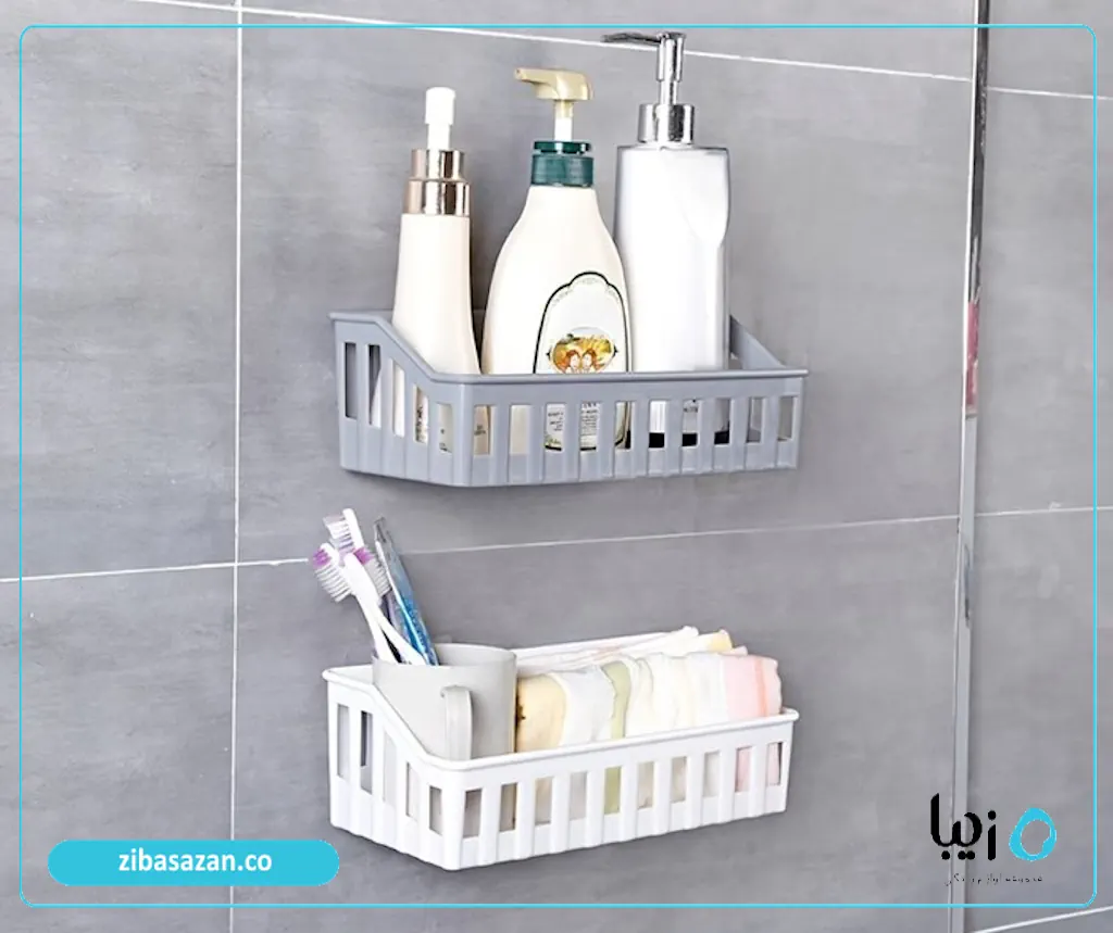 plastic bathroom organizer