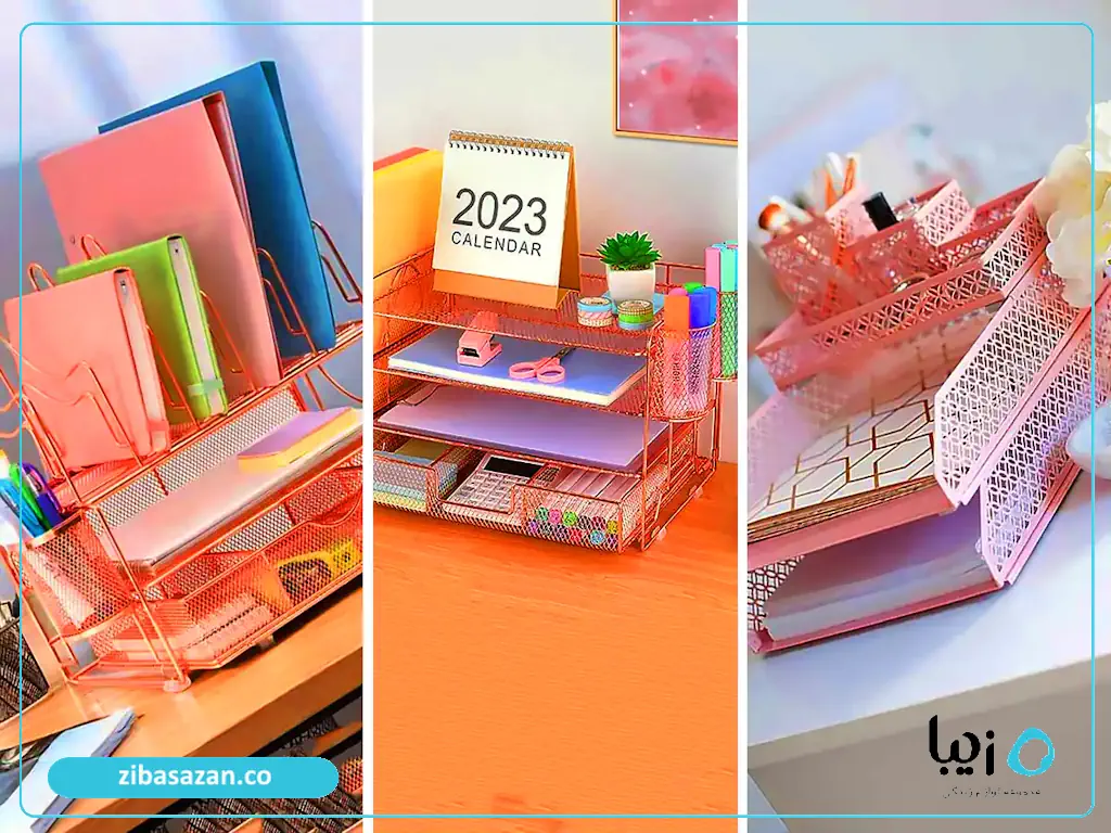 Plastic desk organizer