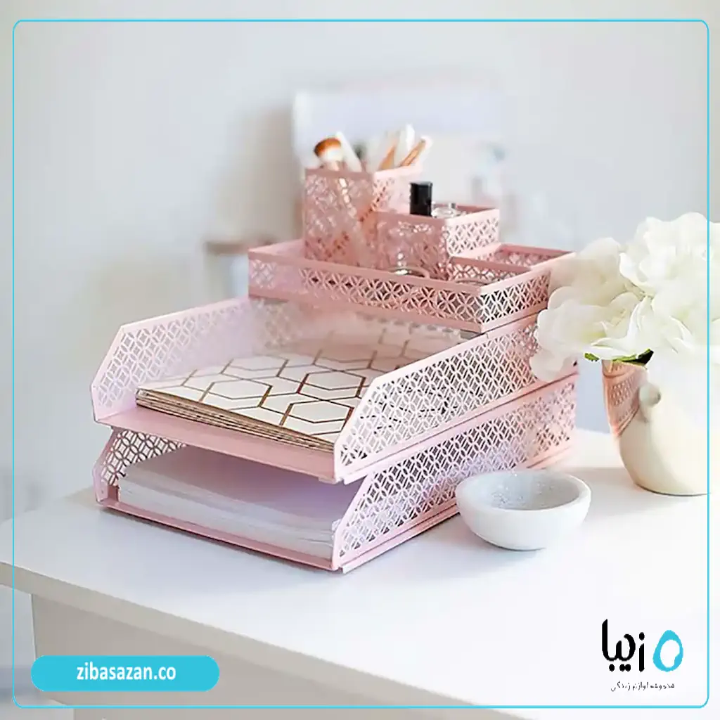 Plastic desk organizer